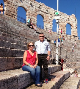  Theater seats of Verona stone.
